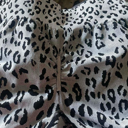 HIGH-WAISTED SEAMLESS LEOPARD LEGGINGS