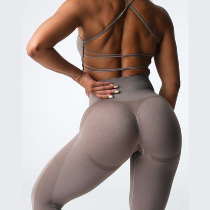 SCRUNCH SEAMLESS LEGGINGS 2.0 - Taupe