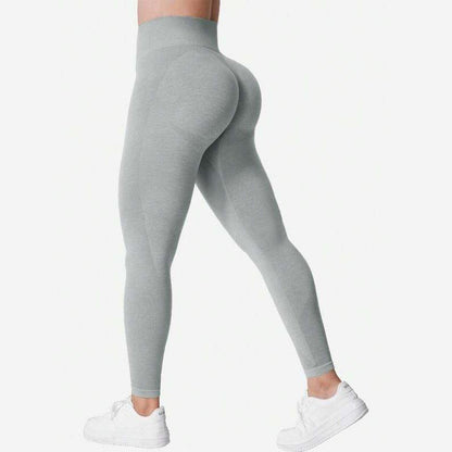 SEAMLESS SCRUNCH LEGGINGS 2.0 - Lt Grey