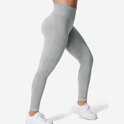 SEAMLESS SCRUNCH LEGGINGS 2.0 - Lt Grey