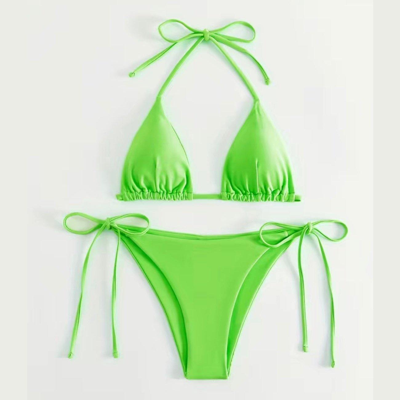 TRIANGLE BIKINI TWO PIECE SET - Bikini Bottom