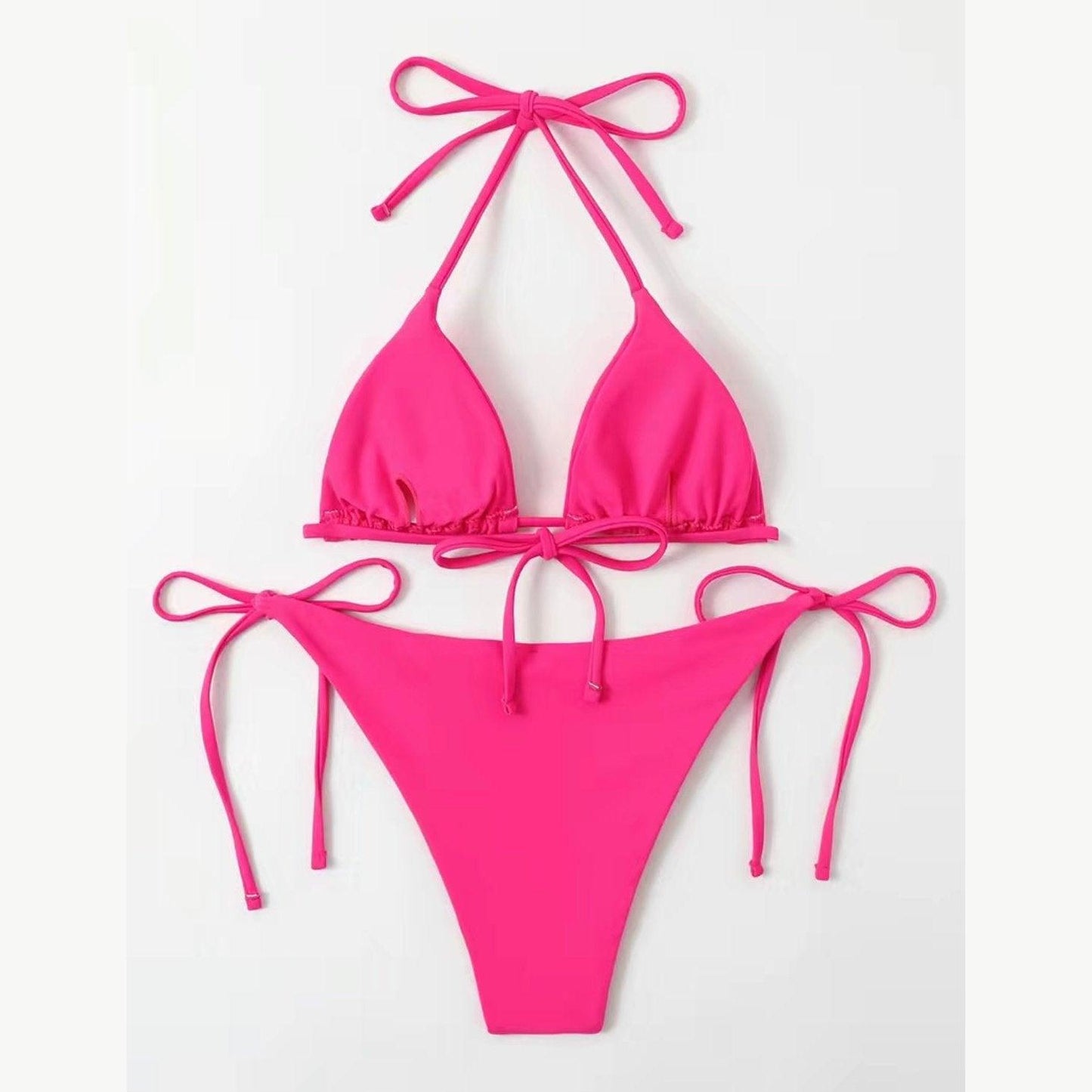 TRIANGLE BIKINI TWO PIECE SET - Bikini Bottom