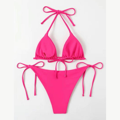 TRIANGLE BIKINI TWO PIECE SET - Bikini Bottom