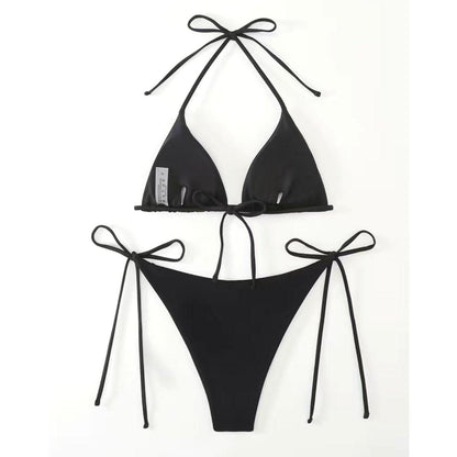 TRIANGLE BIKINI TWO PIECE SET - Bikini Bottom