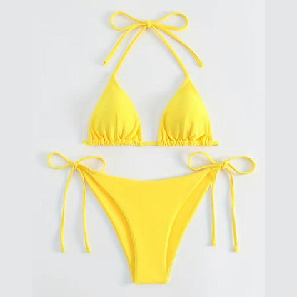 TRIANGLE BIKINI TWO PIECE SET - Bikini Bottom
