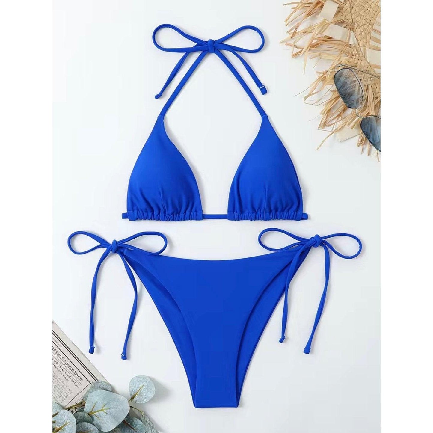 TRIANGLE BIKINI TWO PIECE SET - Bikini Bottom