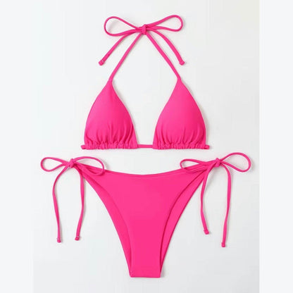 TRIANGLE BIKINI TWO PIECE SET - Bikini Bottom