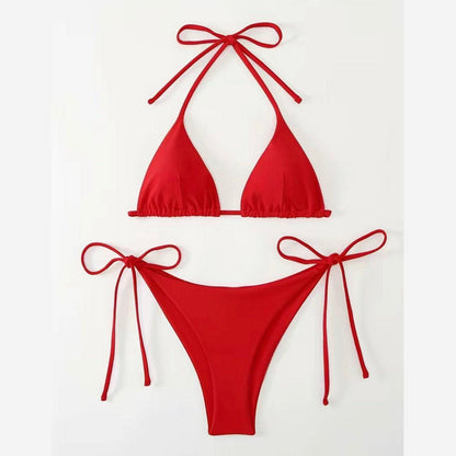 TRIANGLE BIKINI TWO PIECE SET - Bikini Bottom