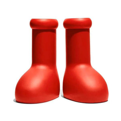 The Viral Big Red Boots