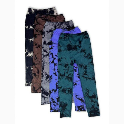 V-BACK MARABLE SCRUNCH LEGGINGS