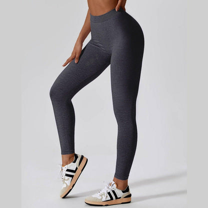 V-BACK SEAMLESS LEGGINGS - 5 Colorways