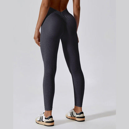 V-BACK SEAMLESS LEGGINGS - 5 Colorways