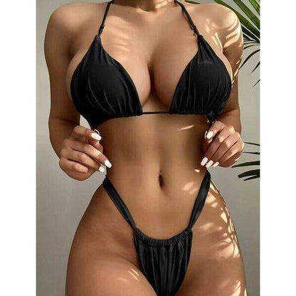 Ruched Bikini Bottom Set