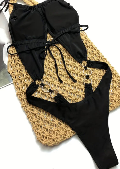 secy one piece bathing suit	