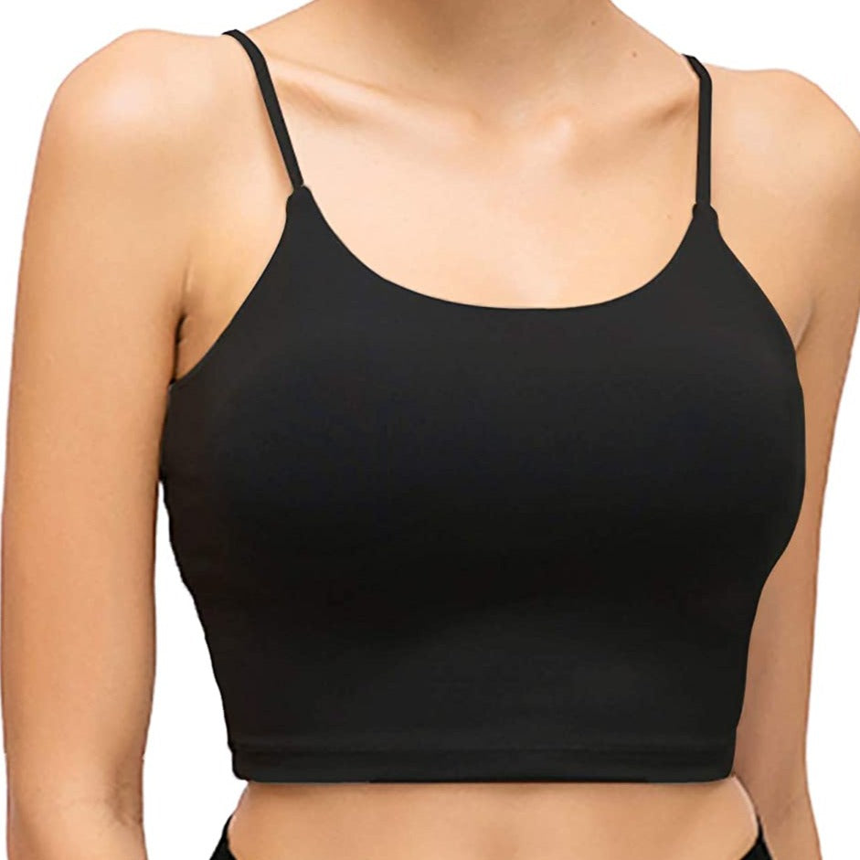 Adjustable Strappy Back Bra - 2 Colorways