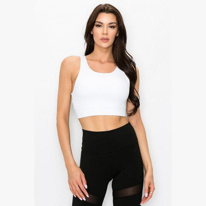 Allure Cropped Top Bra - 2 Colorways
