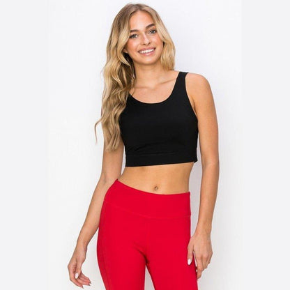 Allure Cropped Top Bra - 2 Colorways