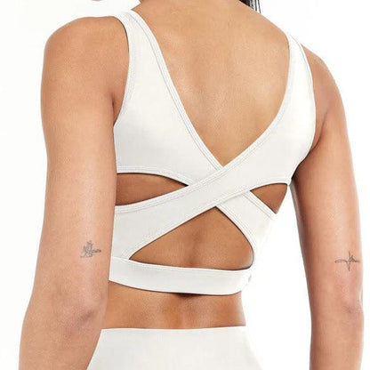 Allure Criss Cross Wide Strap Bra - 2 Colorways