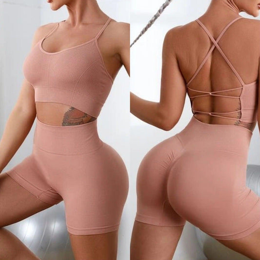 Scrunch Seamless Ribbed Contour Shorts