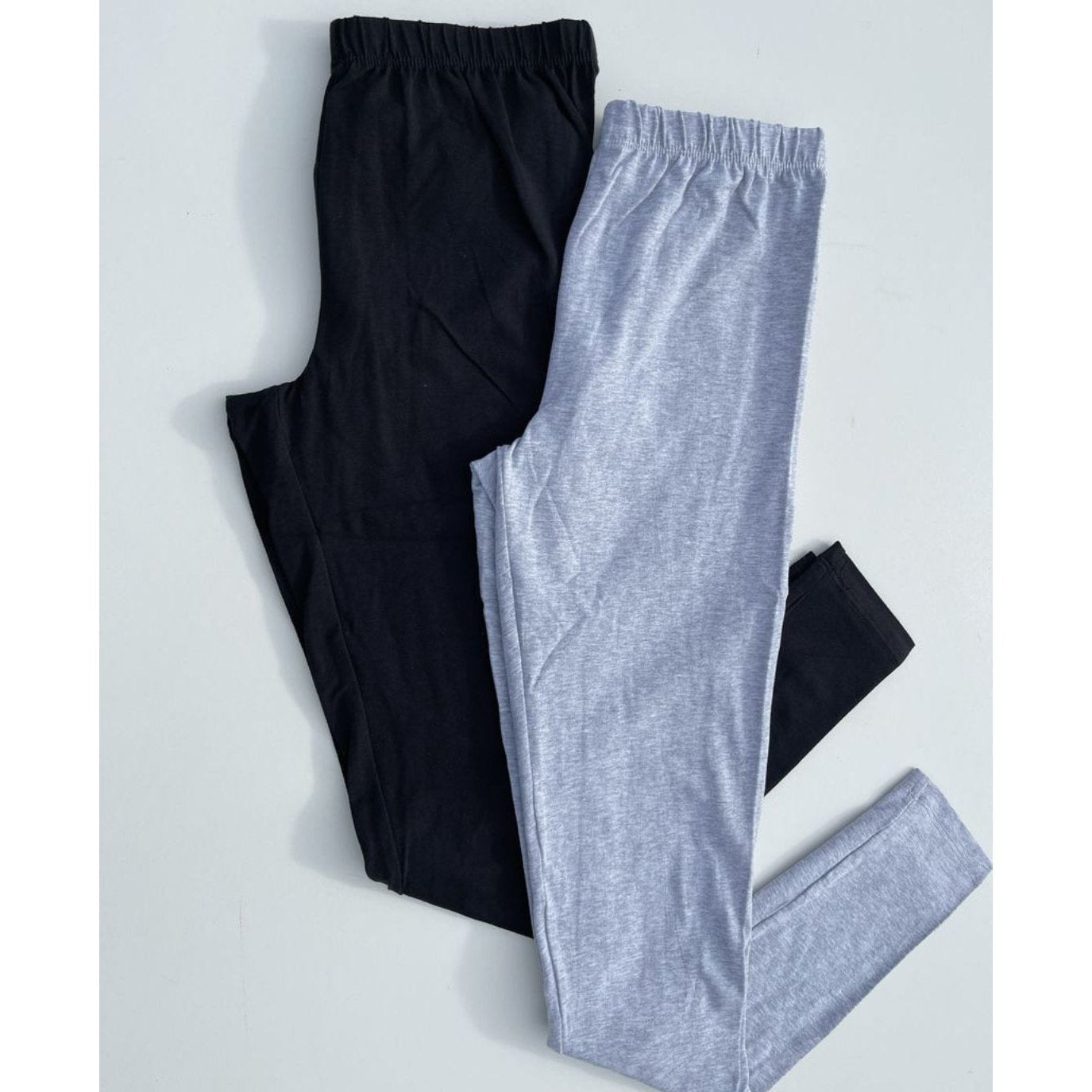 Basic High Waist Cotton Leggings - 25 Colorways