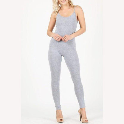 Basic Strappy Cotton Jumpsuit - 13 Colorways