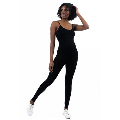 Basic Strappy Cotton Jumpsuit - 13 Colorways