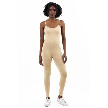 Basic Strappy Cotton Jumpsuit - 13 Colorways