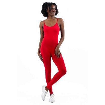 Basic Strappy Cotton Jumpsuit - 13 Colorways