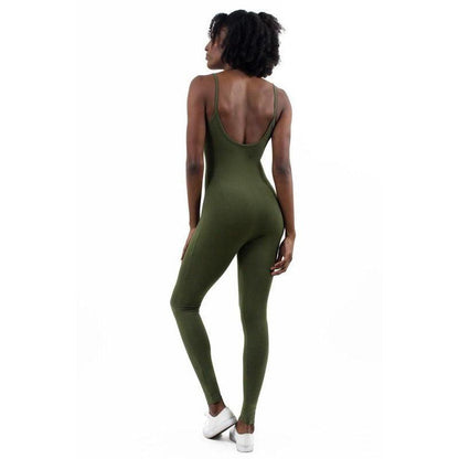 Basic Strappy Cotton Jumpsuit - 13 Colorways