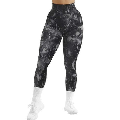 Marble Scrunch Butt Leggings