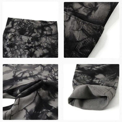 Marble Scrunch Butt Leggings