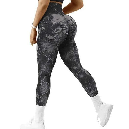 Marble Scrunch Butt Leggings