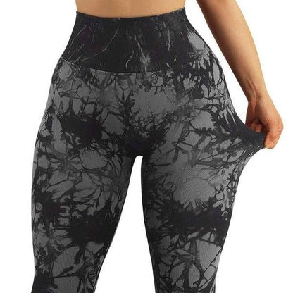Marble Scrunch Butt Leggings