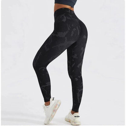 CAMO SCRUNCH LEGGINGS 2.0 - Black