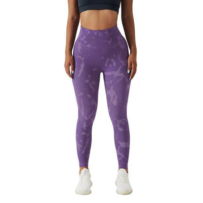 CAMO SCRUNCH LEGGINGS 2.0 - Purple