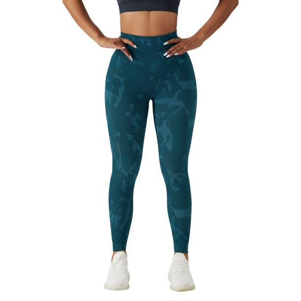 CAMO SCRUNCH LEGGINGS 2.0 - Teal