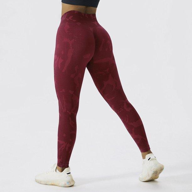 CAMO SCRUNCH LEGGINGS 2,0 - Wine