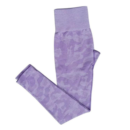 CAMO SEAMLESS LEGGINGS - Lilac