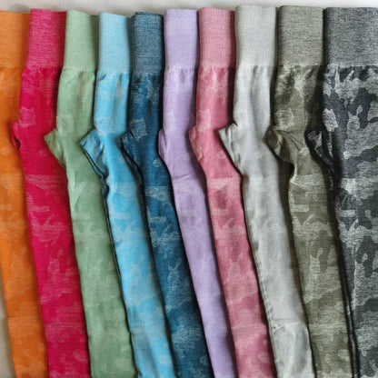 CAMO SEAMLESS LEGGINGS - Lilac