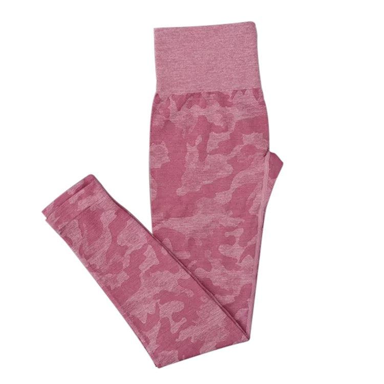 CAMO SEAMLESS LEGGINGS - Pink