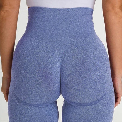 CONTOUR SEAMLESS LEGGINGS - Blue