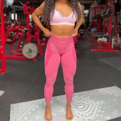 CONTOUR SEAMLESS LEGGINGS - Magenta Pink