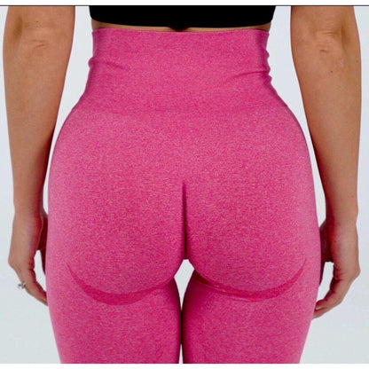 CONTOUR SEAMLESS LEGGINGS - Magenta Pink
