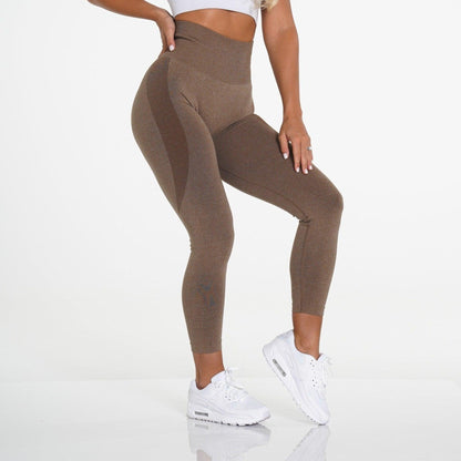 CONTOUR SEAMLESS LEGGINGS - Mocha