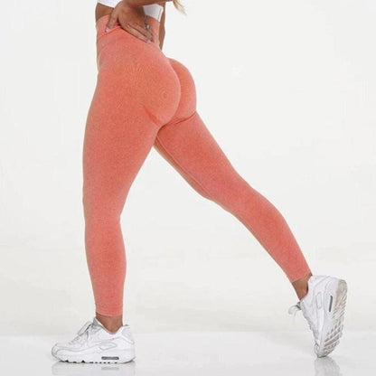 CONTOUR SEAMLESS LEGGINGS - Peach