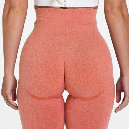 CONTOUR SEAMLESS LEGGINGS - Peach