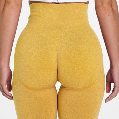 CONTOUR SEAMLESS LEGGINGS - Yellow