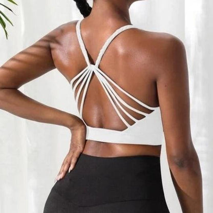 Criss Cross Braided Sports Bra