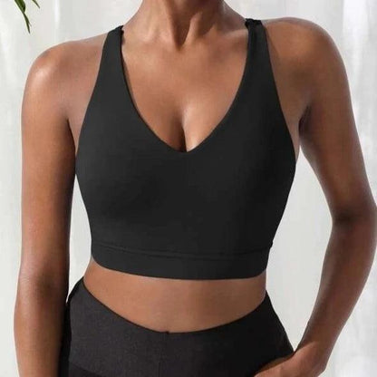 Criss Cross Braided Sports Bra