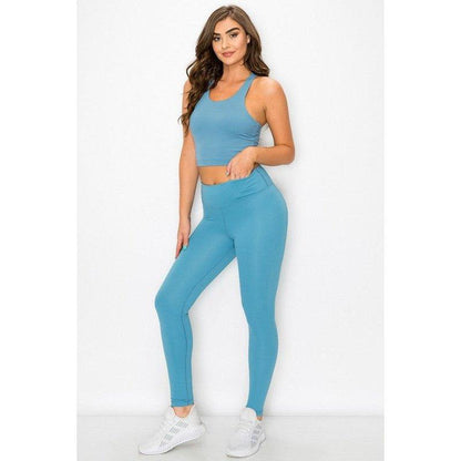 ISABLLLA CRISS CROSS LEGGINGS SET - 5 Colorways